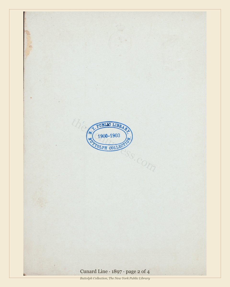 Vintage menu — page 2 of 4