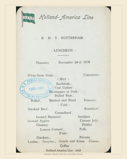 Holland America Line · 1898
