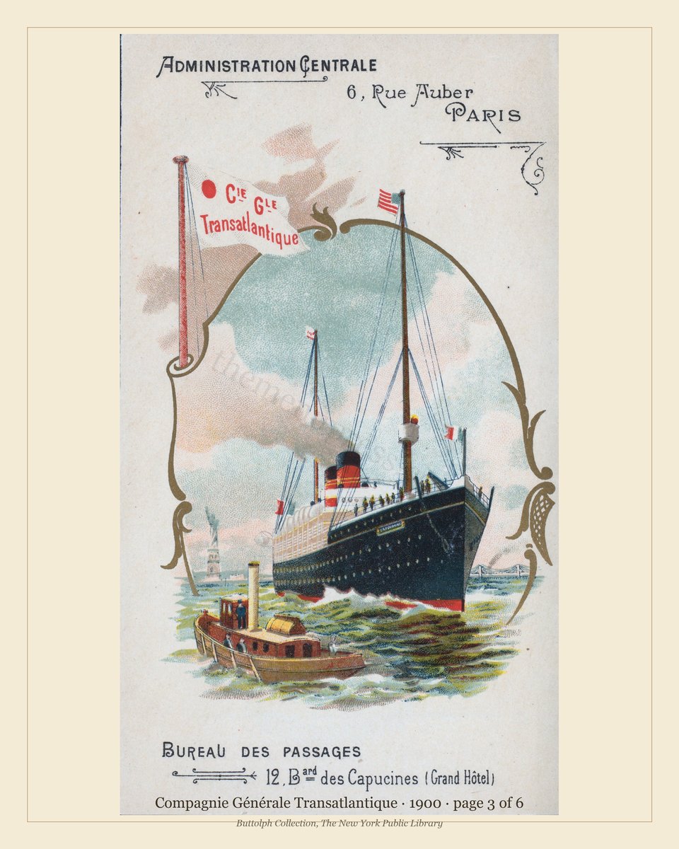 Vintage menu — page 3 of 5