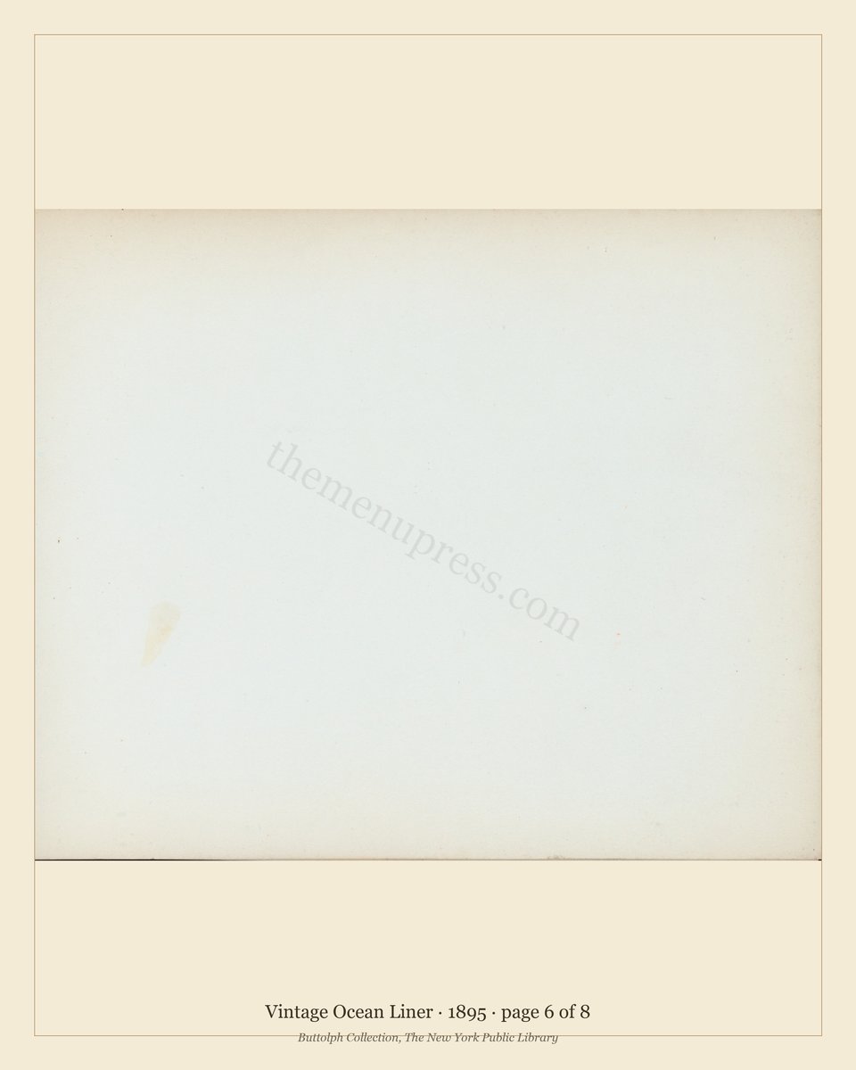 Vintage menu — page 6 of 8