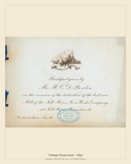 Vintage Ocean Liner · 1895
