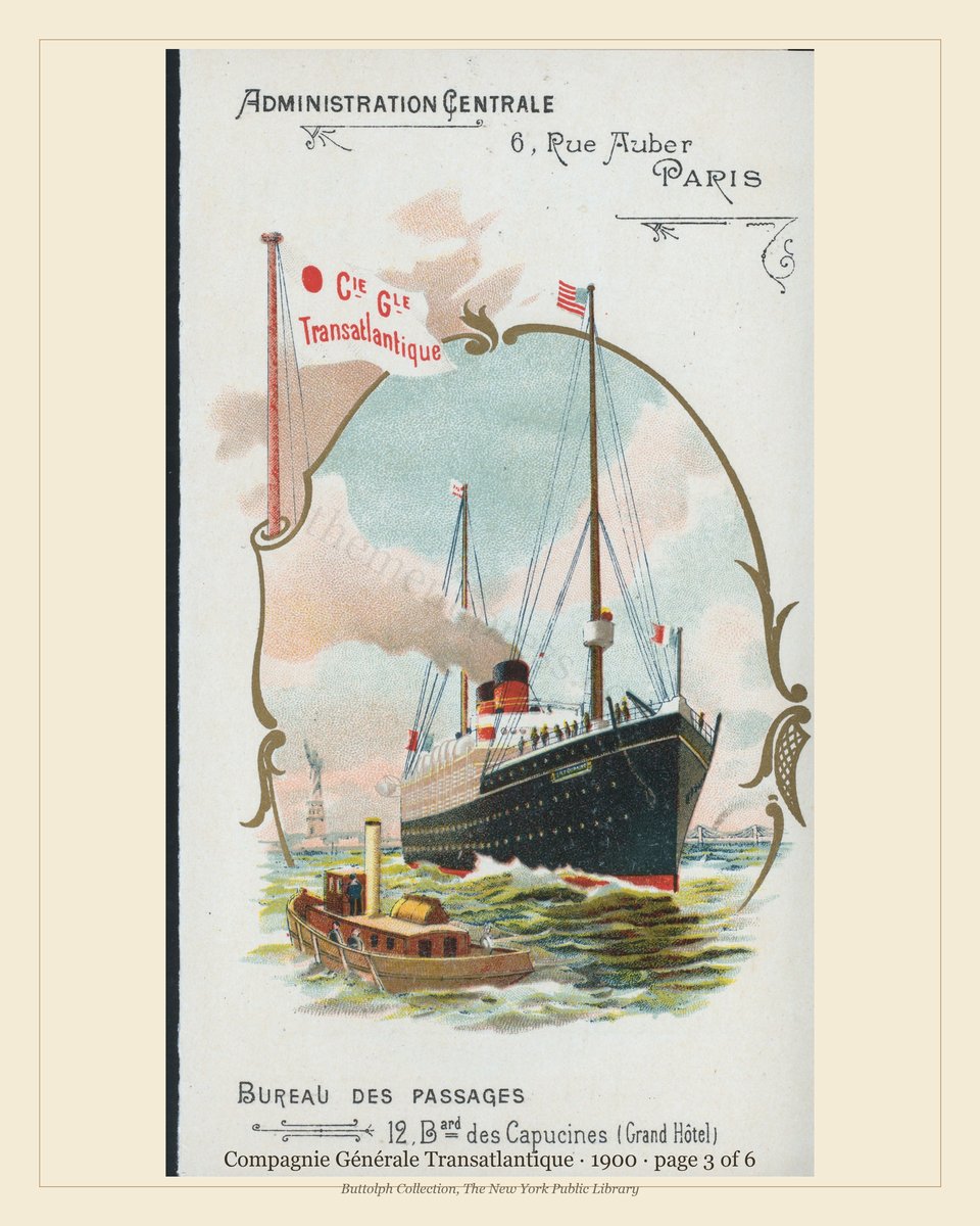 Vintage menu — page 3 of 6