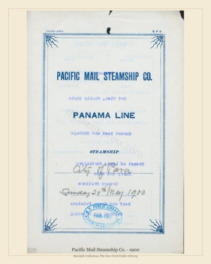 Pacific Mail Steamship Co. · 1900