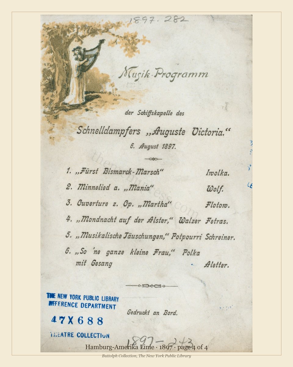 Vintage menu — page 4 of 4