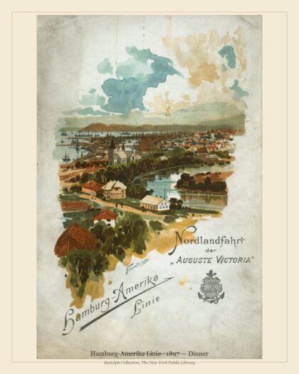 Hamburg-Amerika Linie · 1897 — Dinner