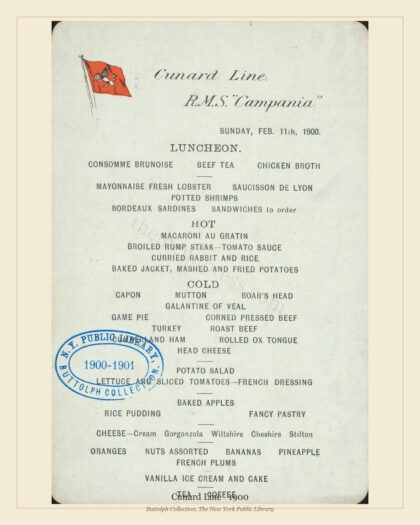 Cunard Line · 1900