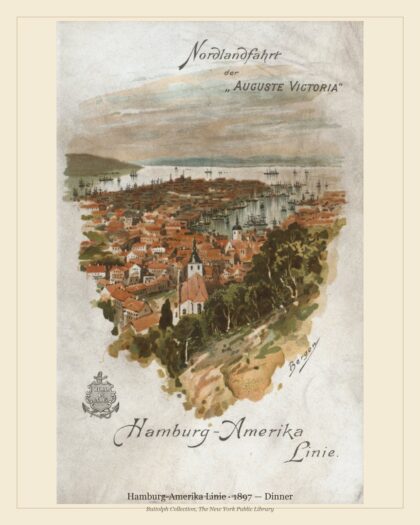 Hamburg-Amerika Linie · 1897 — Dinner