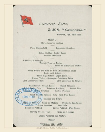 Cunard Line · 1900