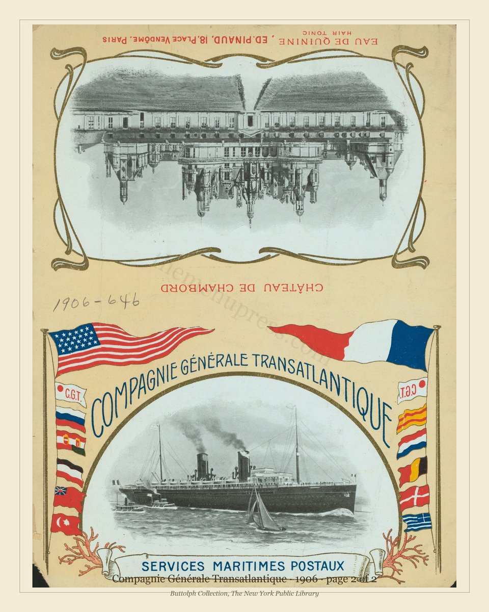 Vintage menu — page 2 of 2