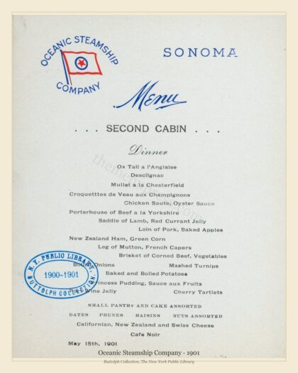 Oceanic Steamship Company · 1901