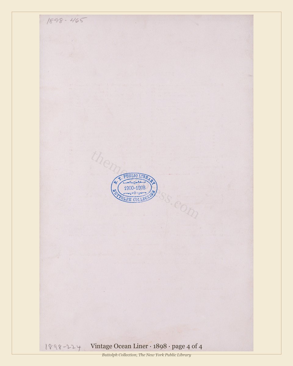 Vintage menu — page 4 of 4
