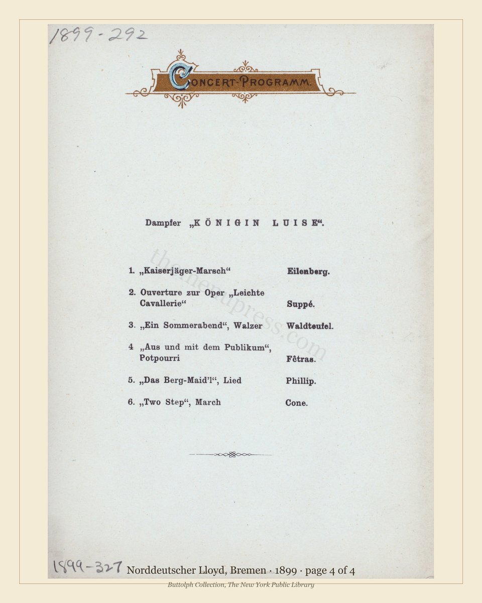 Vintage menu — page 4 of 4