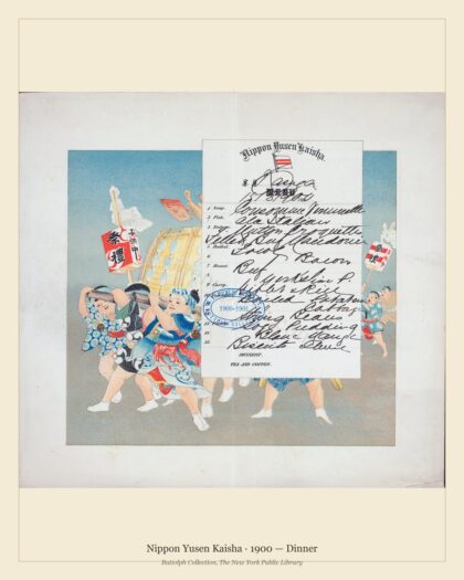 Nippon Yusen Kaisha · 1900 — Dinner