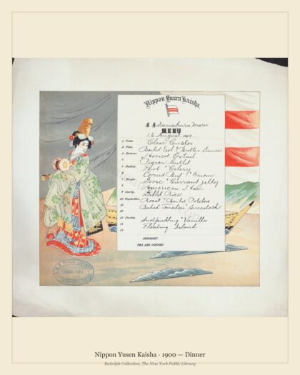 Nippon Yusen Kaisha · 1900 — Dinner
