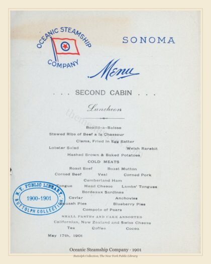 Oceanic Steamship Company · 1901