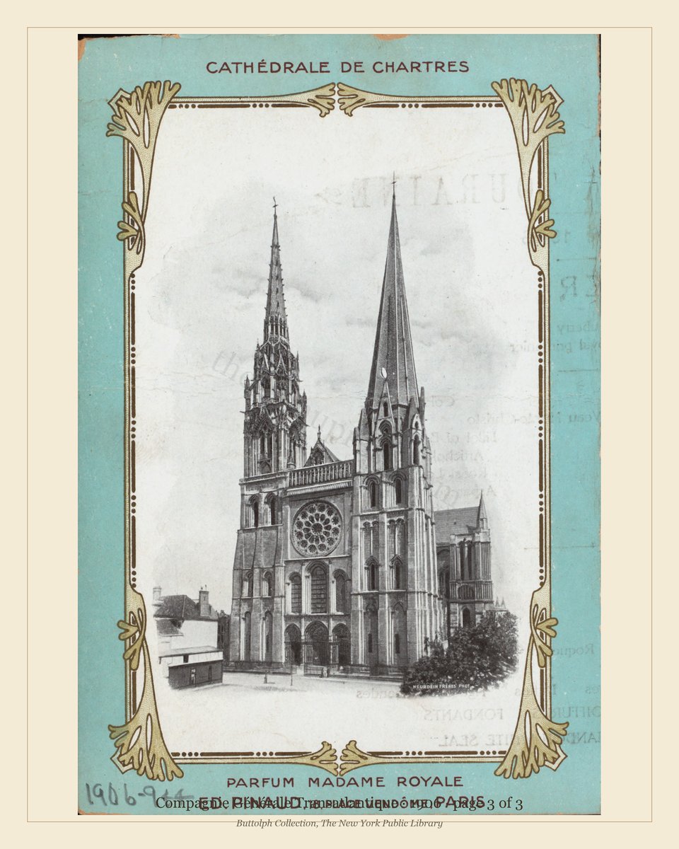 Vintage menu — page 3 of 3