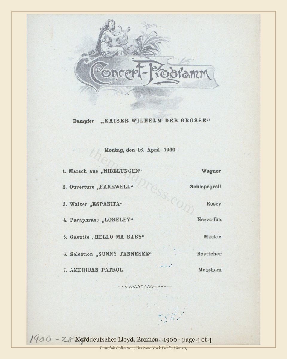 Vintage menu — page 4 of 4