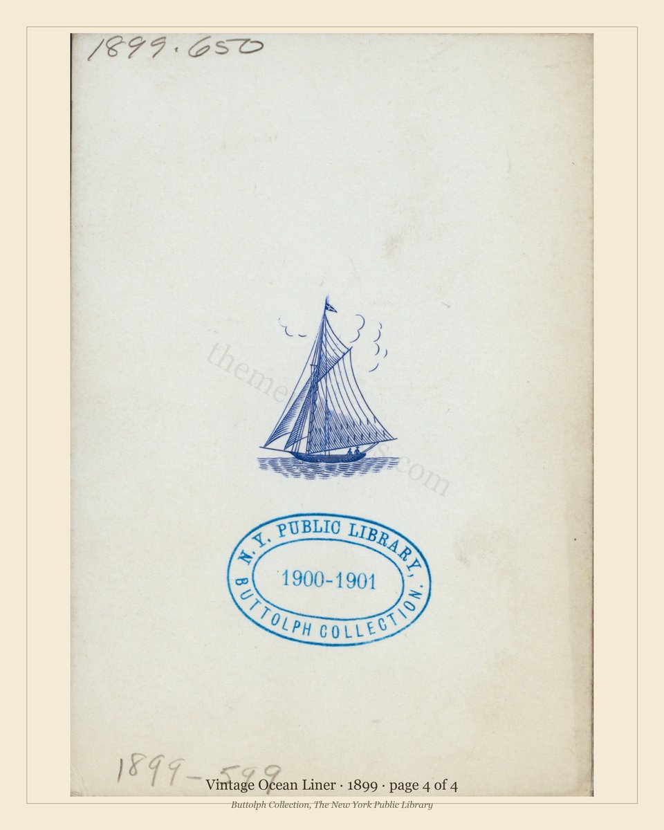Vintage menu — page 4 of 4