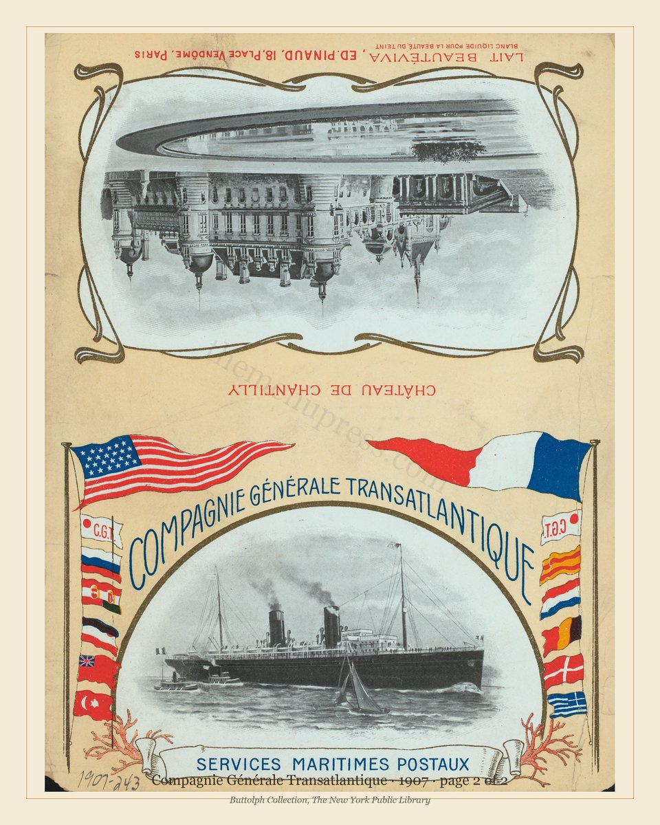 Vintage menu — page 2 of 2