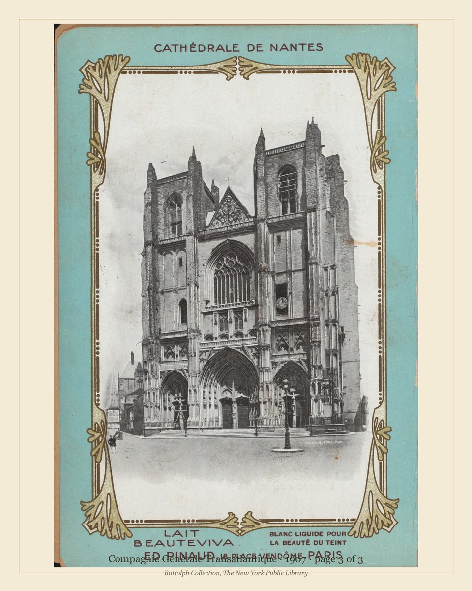 Vintage menu — page 3 of 3