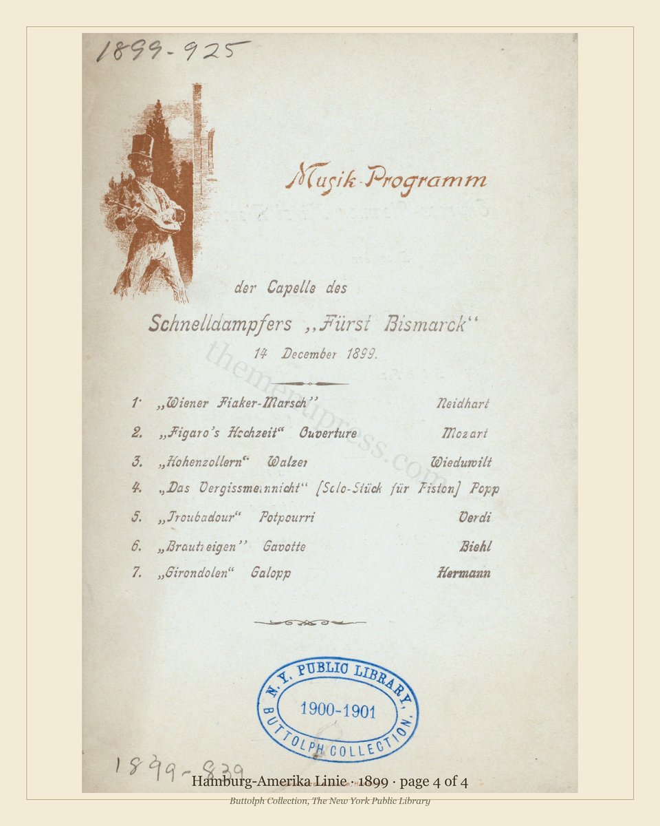 Vintage menu — page 4 of 4