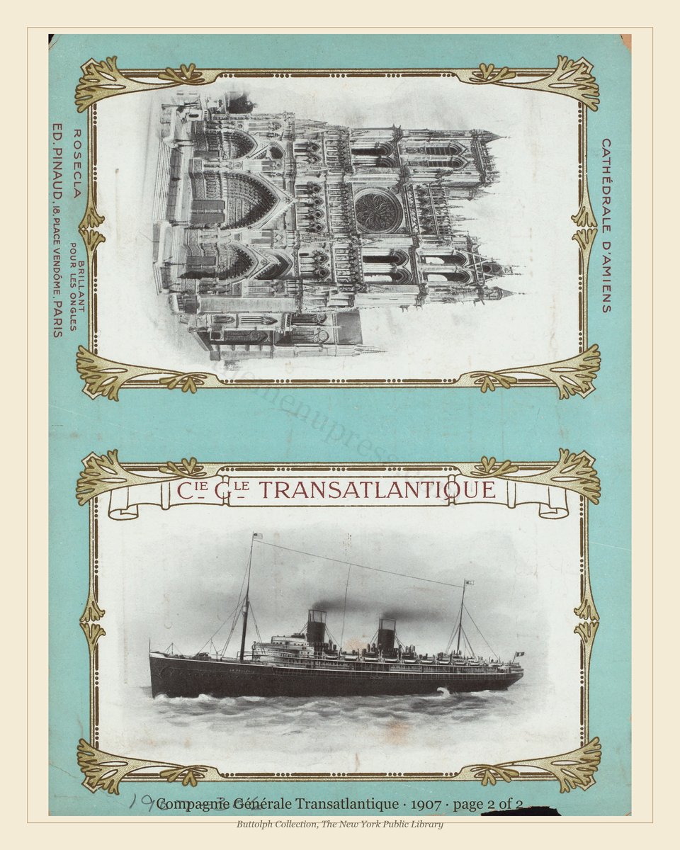 Vintage menu — page 2 of 2