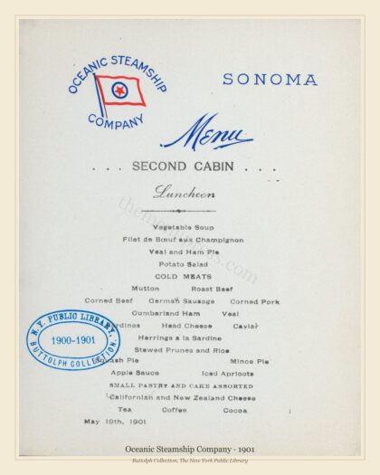 Oceanic Steamship Company · 1901