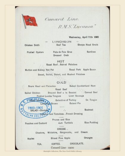 Cunard Line · 1900