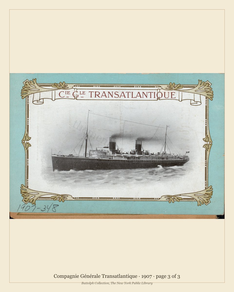 Vintage menu — page 3 of 3