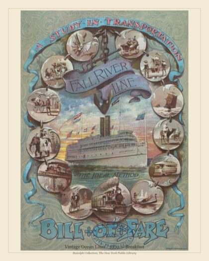 Vintage Ocean Liner · 1900 — Breakfast