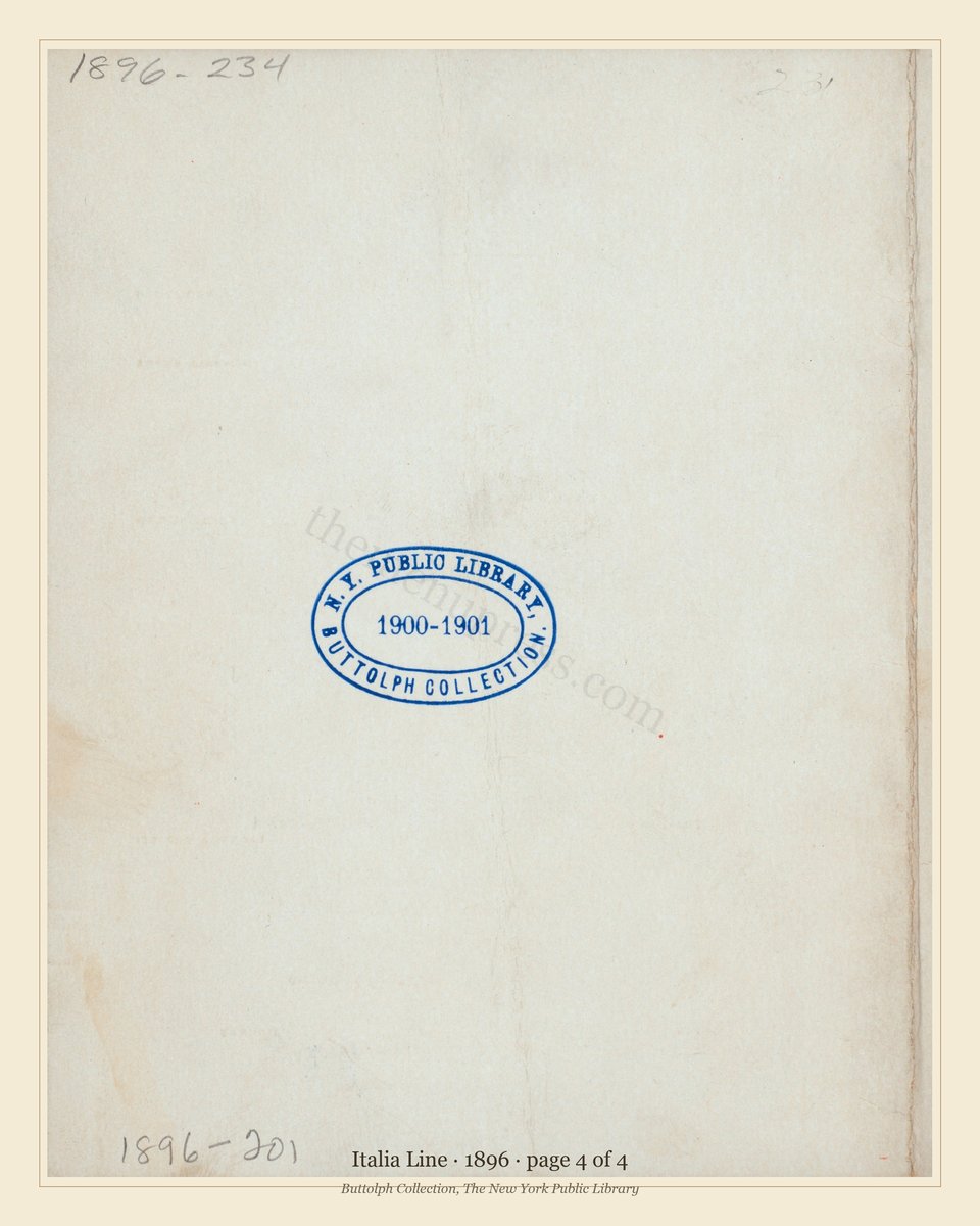 Vintage menu — page 4 of 4