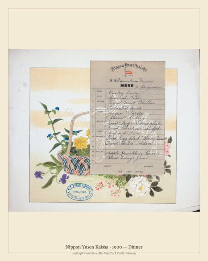Nippon Yusen Kaisha · 1900 — Dinner
