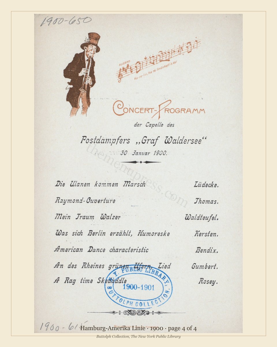 Vintage menu — page 4 of 4
