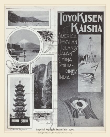 Toyo Kisen Kaisha · Trans-Pacific Service · 1900