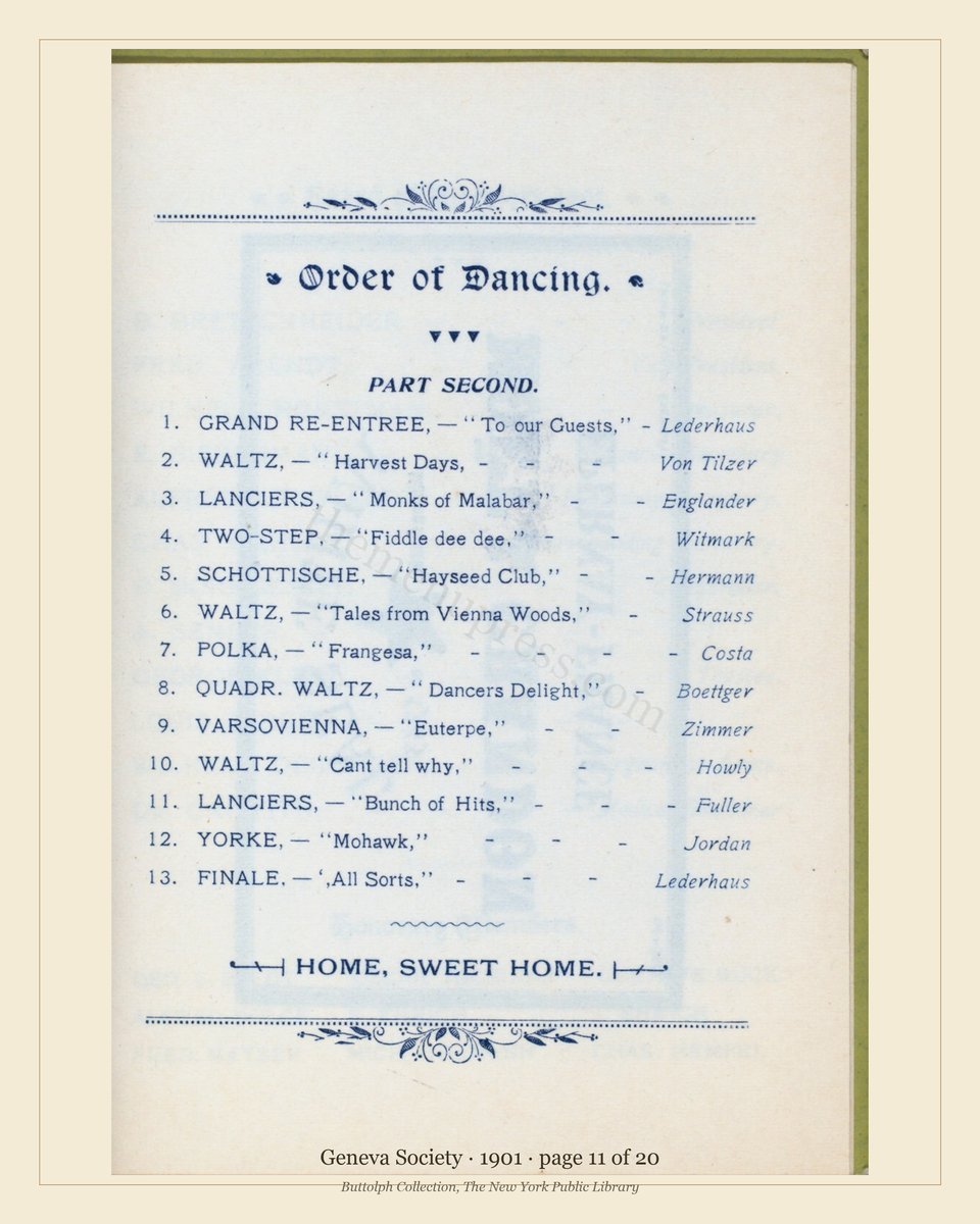 Vintage menu — page 11 of 20