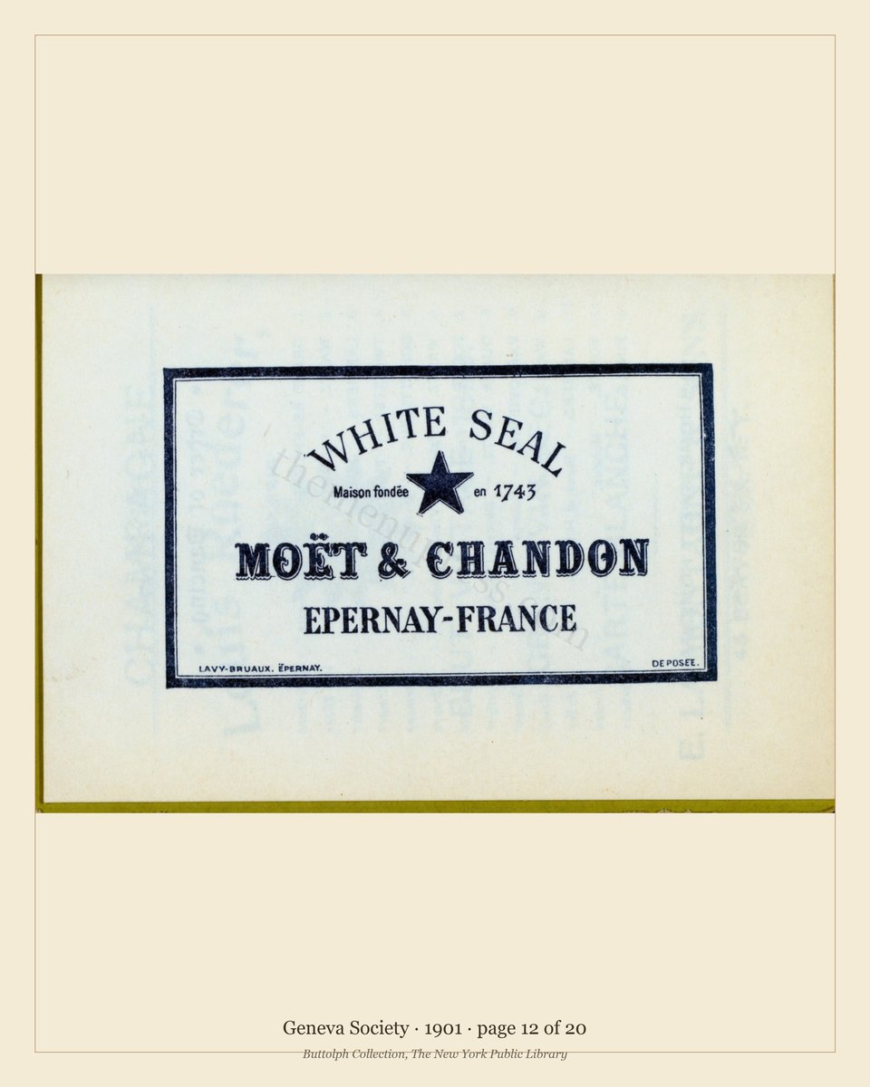 Vintage menu — page 12 of 20