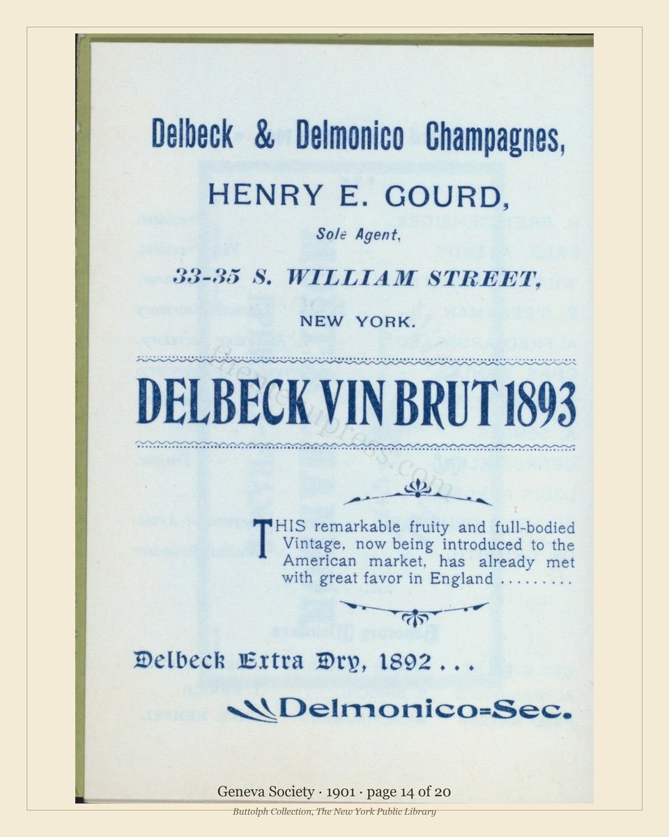 Vintage menu — page 14 of 20