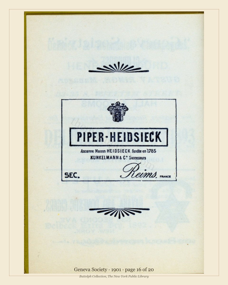 Vintage menu — page 16 of 20