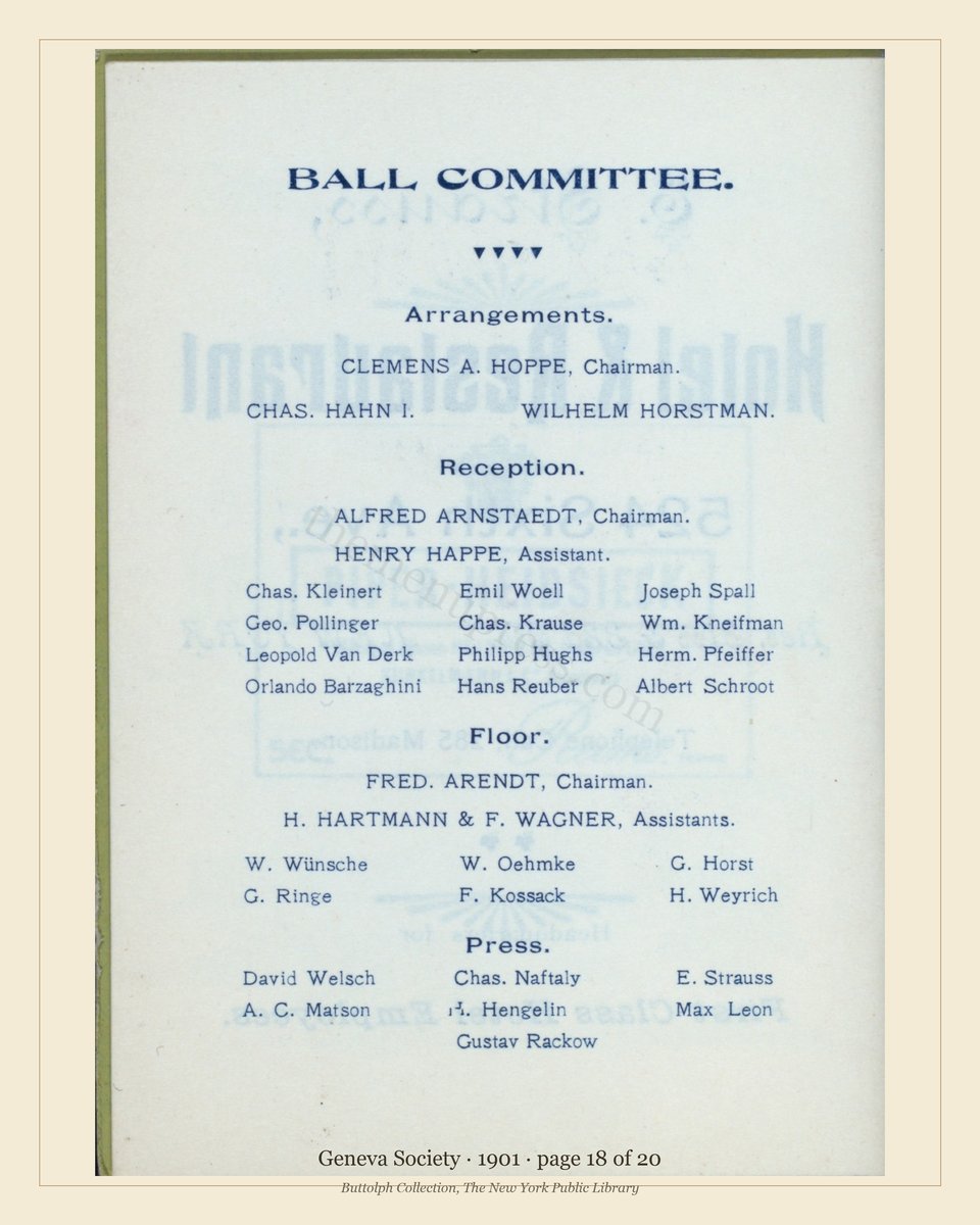 Vintage menu — page 18 of 20