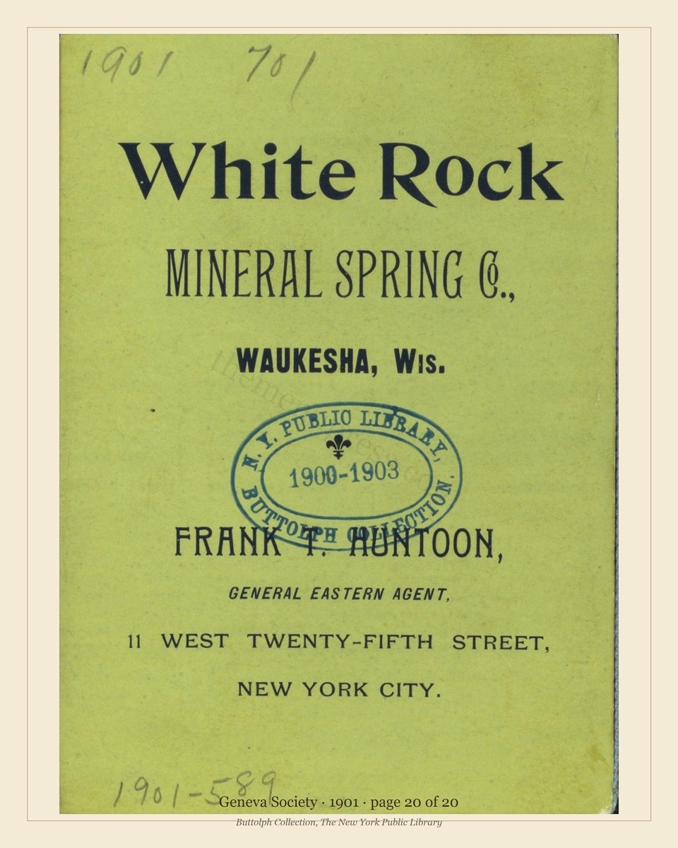 Vintage menu — page 20 of 20