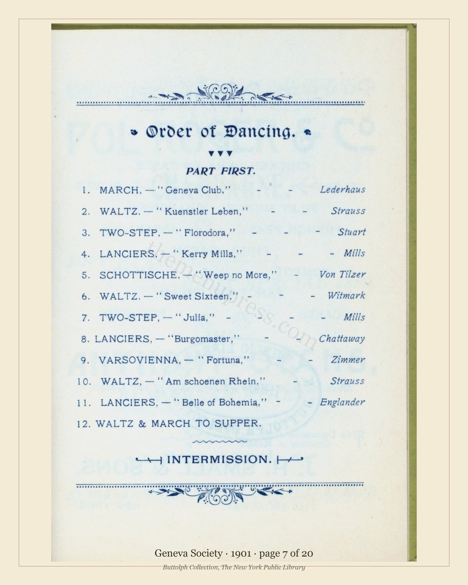 Vintage menu — page 7 of 20