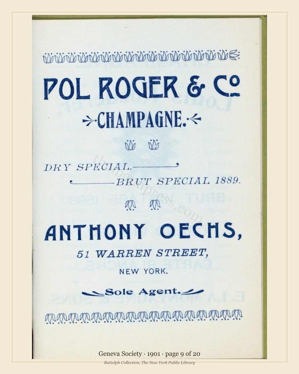 Vintage menu — page 9 of 20