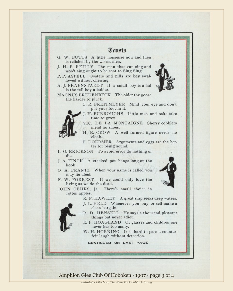 Vintage menu — page 3 of 4