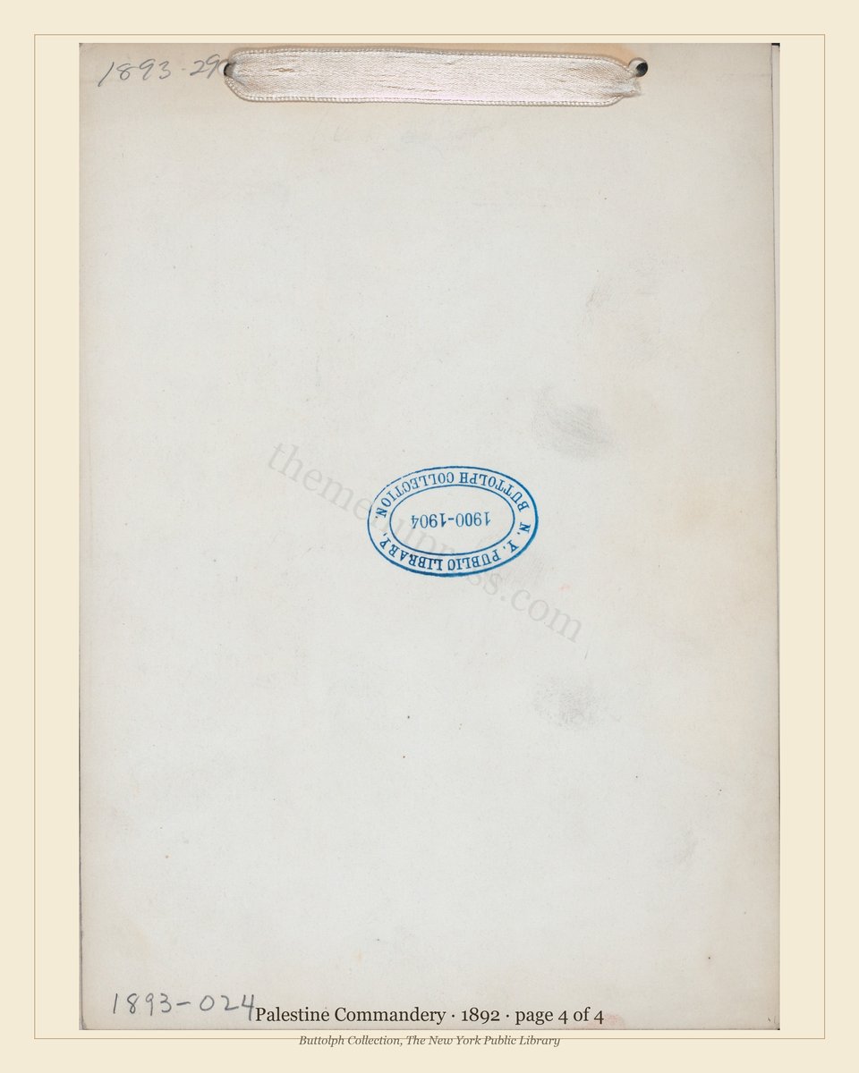 Vintage menu — page 4 of 4