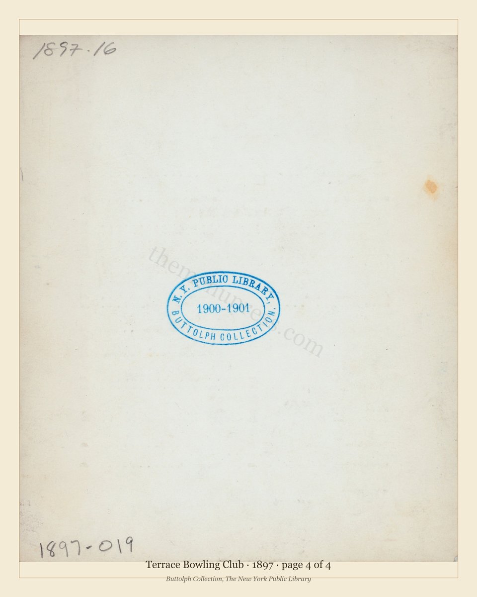 Vintage menu — page 4 of 4