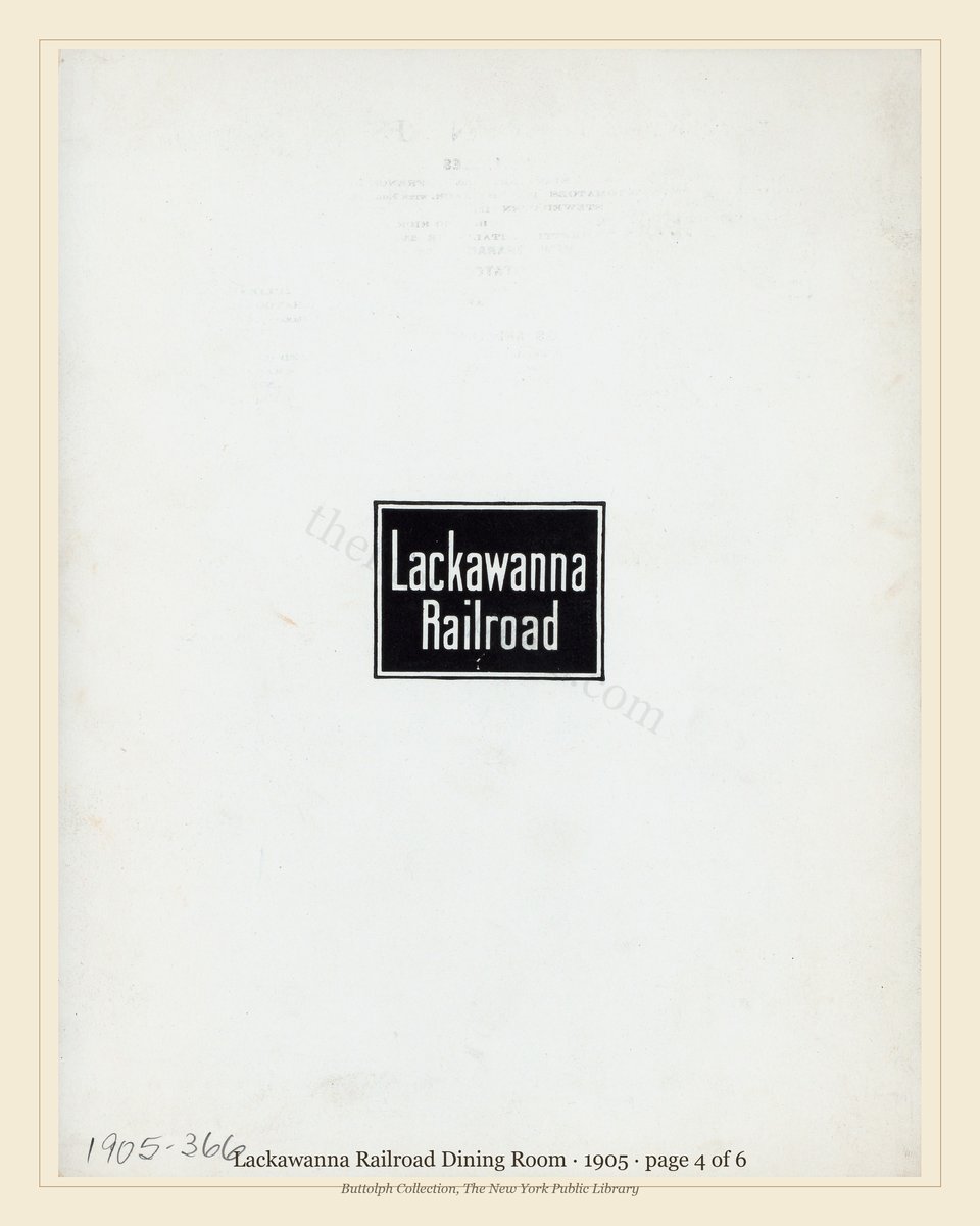 Vintage menu — page 4 of 6
