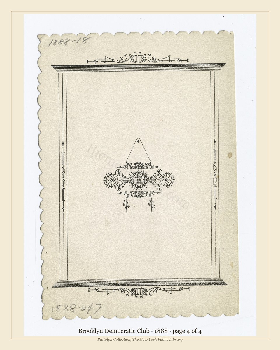 Vintage menu — page 4 of 4