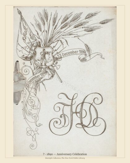 ? · 1890 — Anniversary Celebration