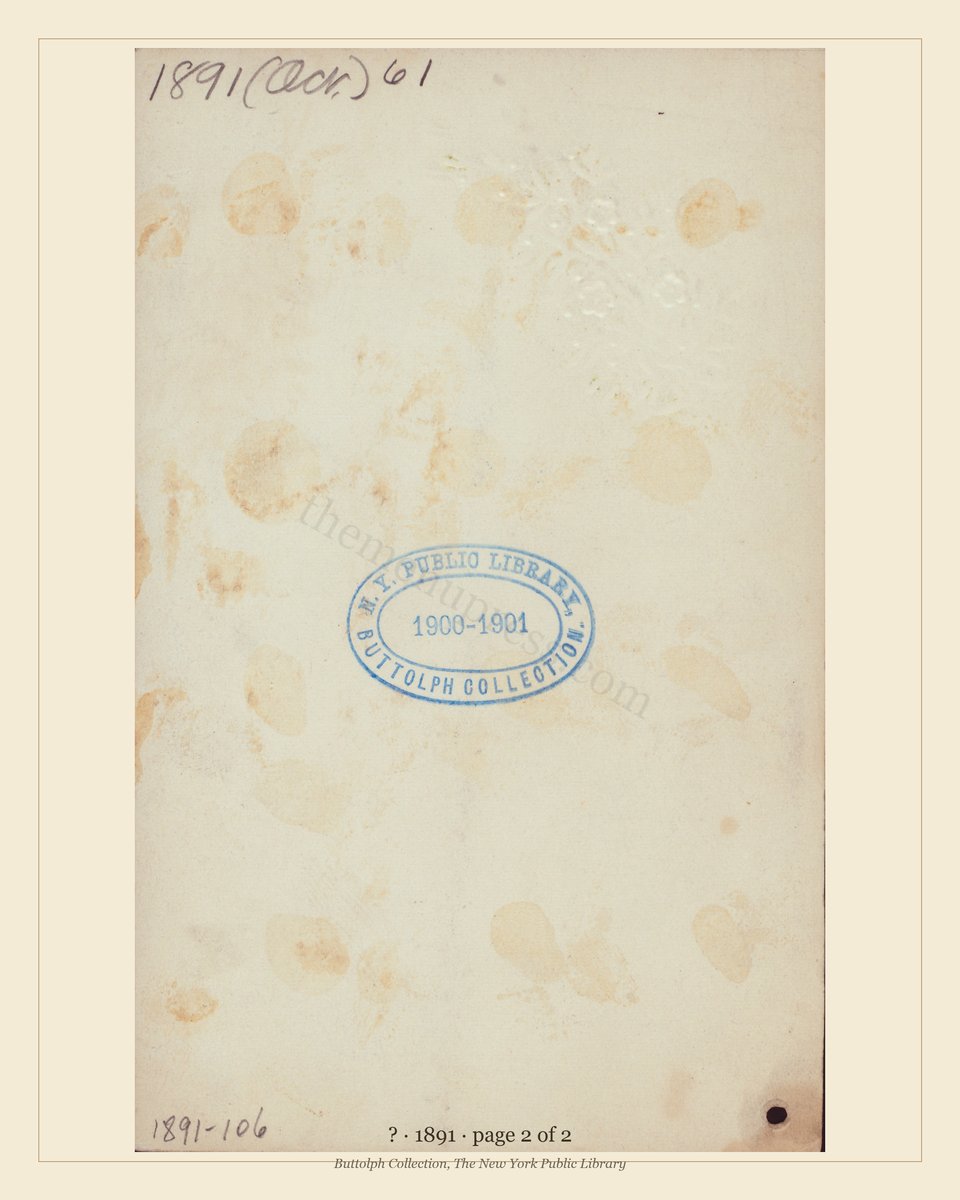 Vintage menu — page 2 of 2