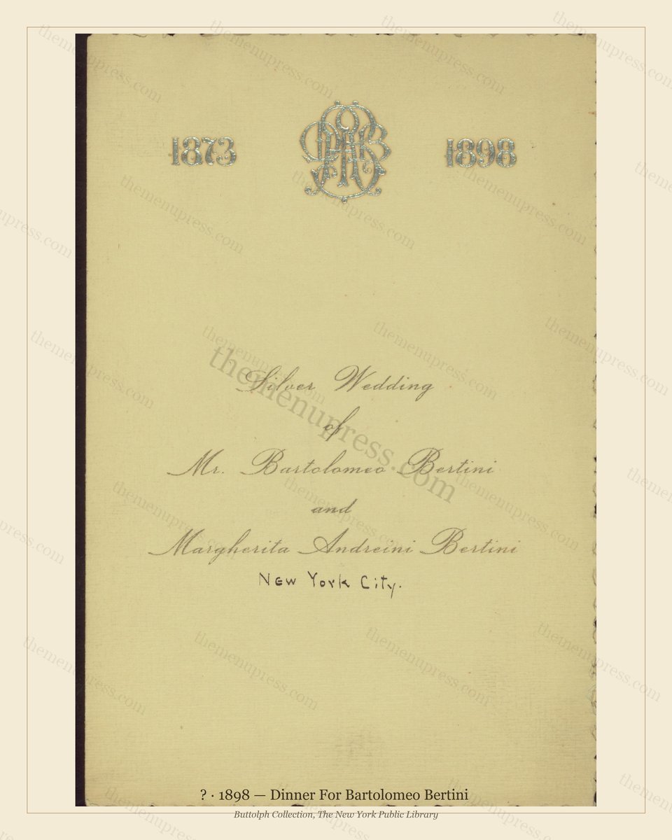 Vintage menu preview — 1898 Vintage Wedding Reception Menu — Society Wedding, Gilded Age Wedding Card (